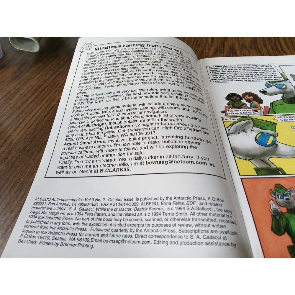 Albedo Anthropomorphics #2 October 1994 Antarctic Press